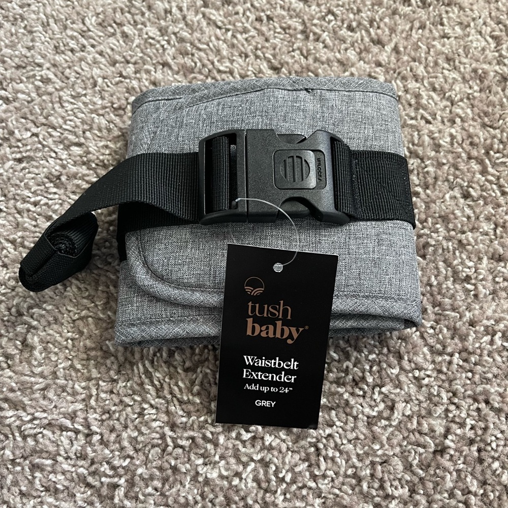 Tush Baby Grey Waistbelt Extender for Kids